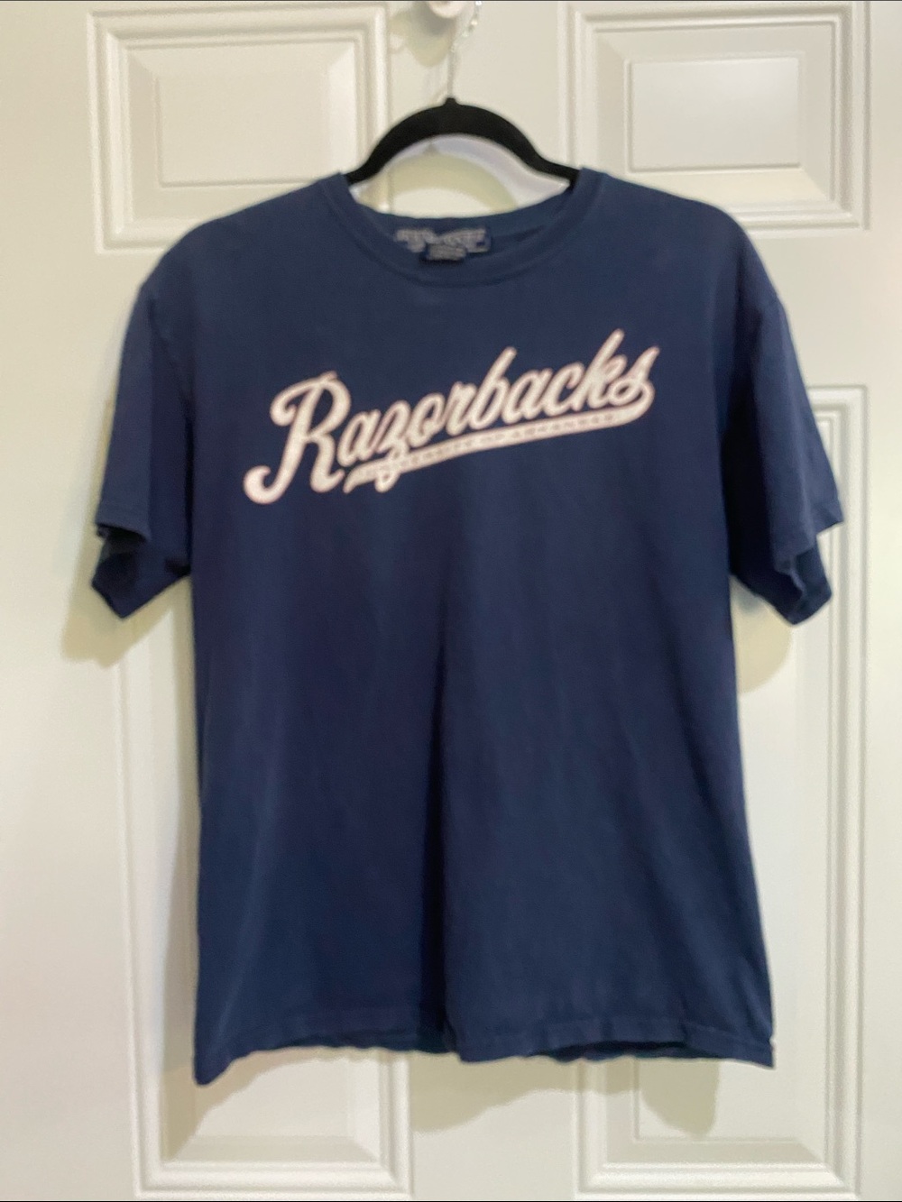 Navy Razorbacks Short-Sleeve Crew Tee - Picture 3 of 5